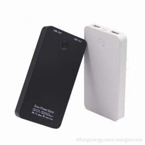 Solar charger for mobile phone 5,000mAh with certificates